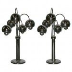 Chrome Eyeball Lamps