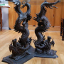 Bronze Chinese Dragon Dining Table