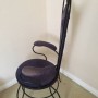 rare atomic mid-century iron chair