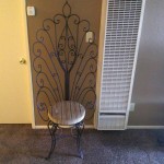 Vintage Wrought Iron Peacock Chair