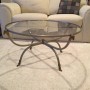 Maison Jansen Rams Head Steel and Brass Coffee Table