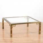 Mastercraft Greek Key Brass Coffee Table