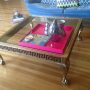 Mastercraft Brass Greek Key Claw and Ball Table