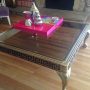 Mastercraft Brass Greek Key Claw and Ball Table